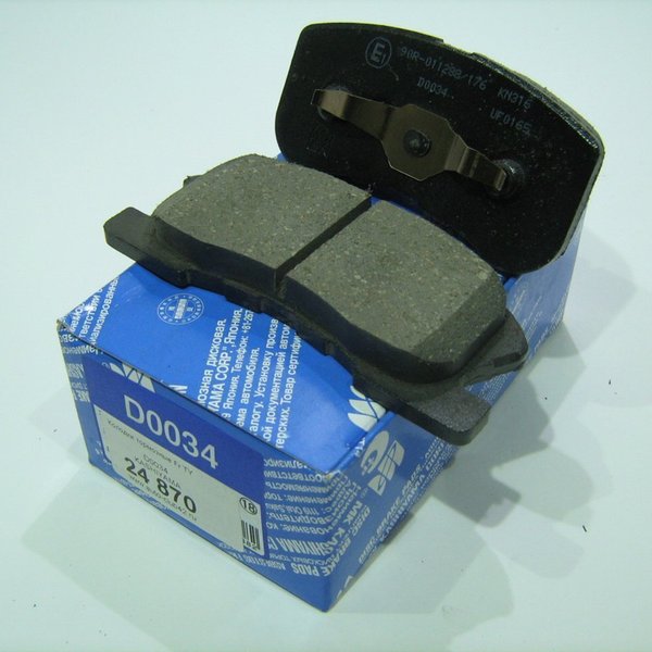 Колодки тормозные передние Kashiyama D-0034 (PF6427,NP1034)