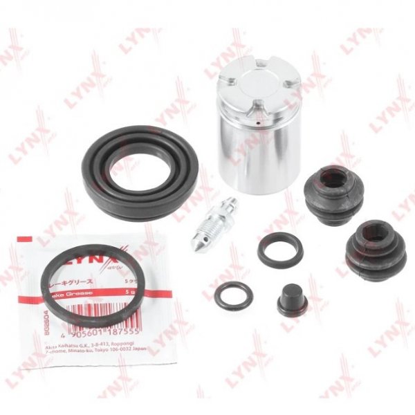 Ремкомплект заднего суппорта Hyundai Solaris 10/11-16/12 Kia Rio 11/07-17/06 с поршнем Lynx BC-6043