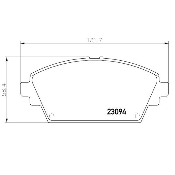 Колодки тормозные передние Nisshinbo NP-8028