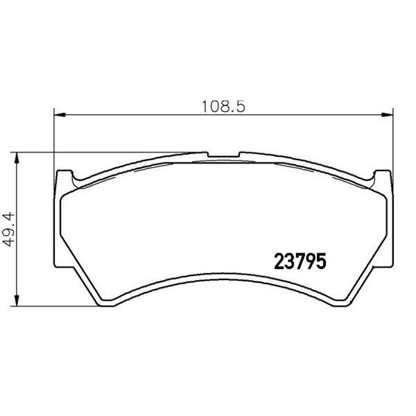 Колодки тормозные передние Nisshinbo NP-9014