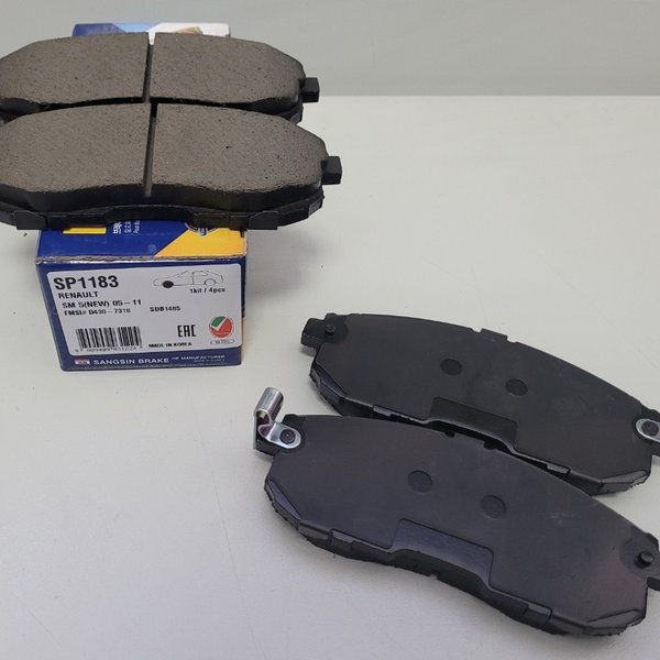 Колодки тормозные передние Sangsin SP-1183 (D1241MH,PF2504,PN2807,PF2201A,NP2002) 