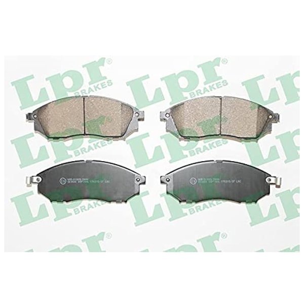 Колодки тормозные передние LPR 05P1406 (SP1451,D1267MH)