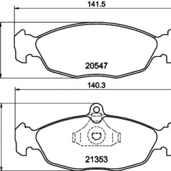 Колодки тормозные передние Nisshinbo NP-6001 (PF-0021) 