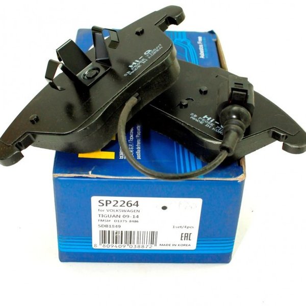 Колодки тормозные передние Sangsin SP-2264 Tiguan 2008-&amp;gt;; AUDI Q3 2008- (05P1392,PN0348W,GDB1762)