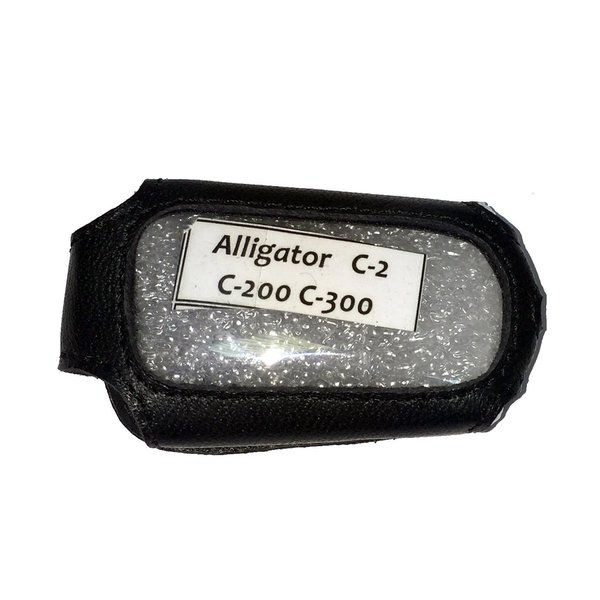 Чехол на сигнализацию Alligator C 200/C 300 кожа черн кнопка