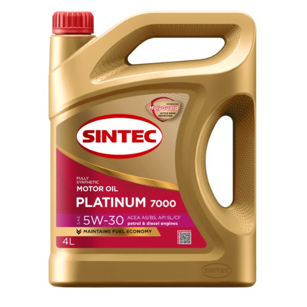 Масло моторное Sintec Platinum 7000 5W30 A5/B5 4 