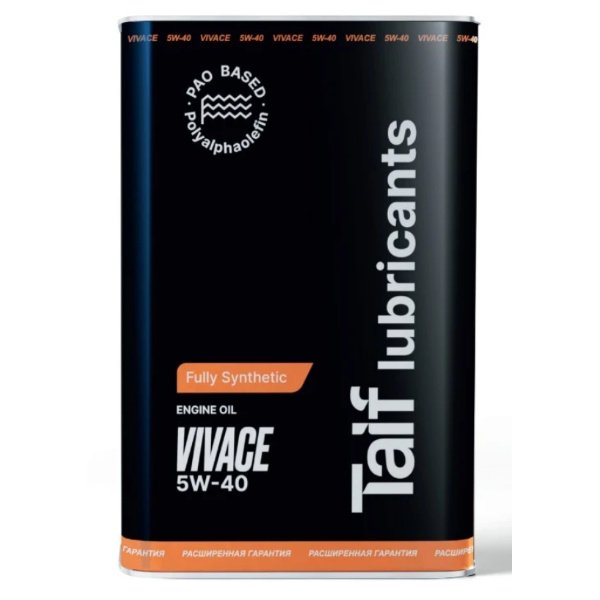 Масло моторное Taif Vivace 5W40 A3/B4 4