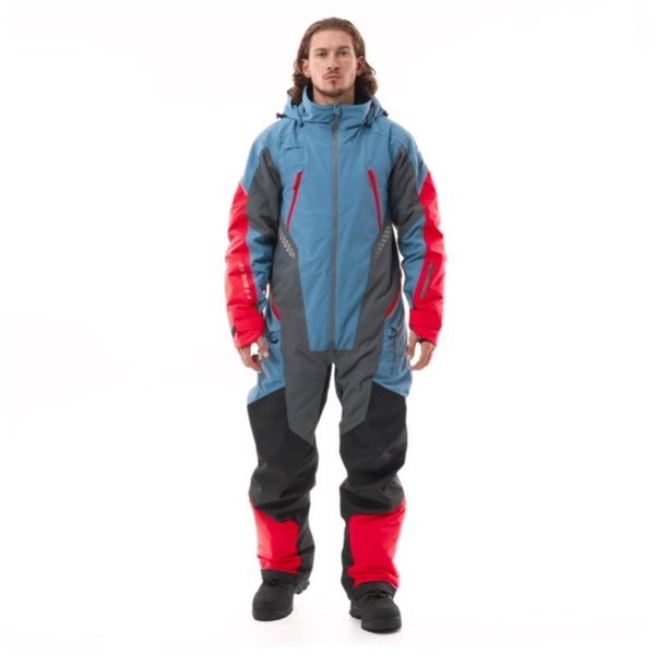Комбинезон Extreme 2.0 MAN Grey - Blue - Red Утепленный (L)