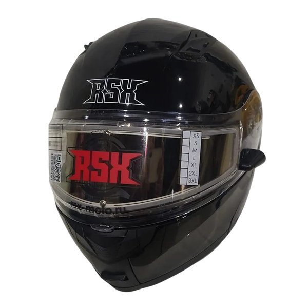 Шлем RSX Spark (HS-159) Winter черный M (Очки желтые)