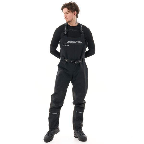 Вейдерсы мембранные QUAD PRO Man Black (S (носок 40-41))