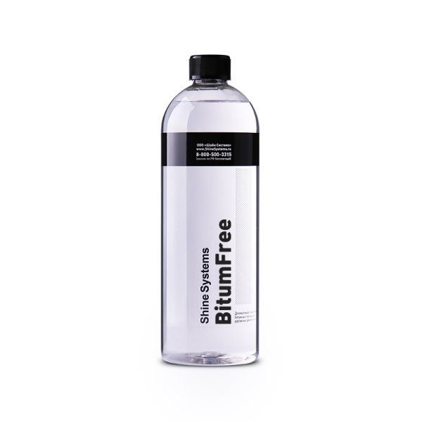 Очиститель битумных пятен и дорожных реагентов деликатный Shine Systems BitumFree 750мл SS797