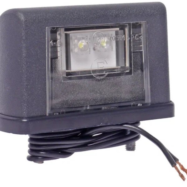 Фонарь осв. ном. знака/Евросвет/ ЕС 10.01 LED черн. 