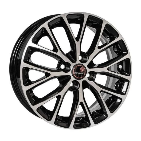 Диск литой 15*6 4*100 Et50 60.1 R198 (A 15_Vesta) Алмаз черный Вектор УЦЕНКА