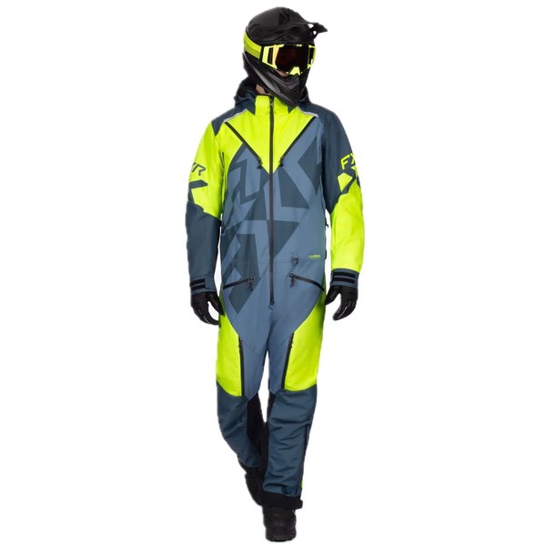 Комбинезон FXR Cold Cross CX Lite без утеплителя (Lt Steel/HiVis, M)