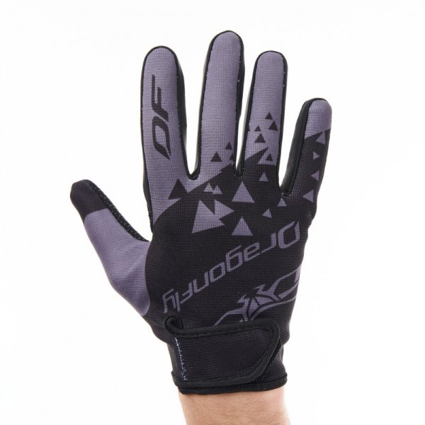 Перчатки DF CROSS Black-Grey M Dragonfly