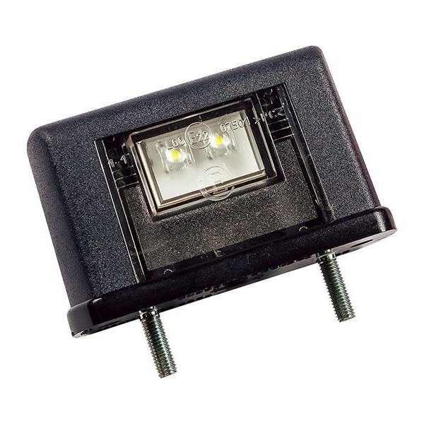 Фонарь осв. ном. знака/Евросвет/ ЕС 12.01 чёрн.LED