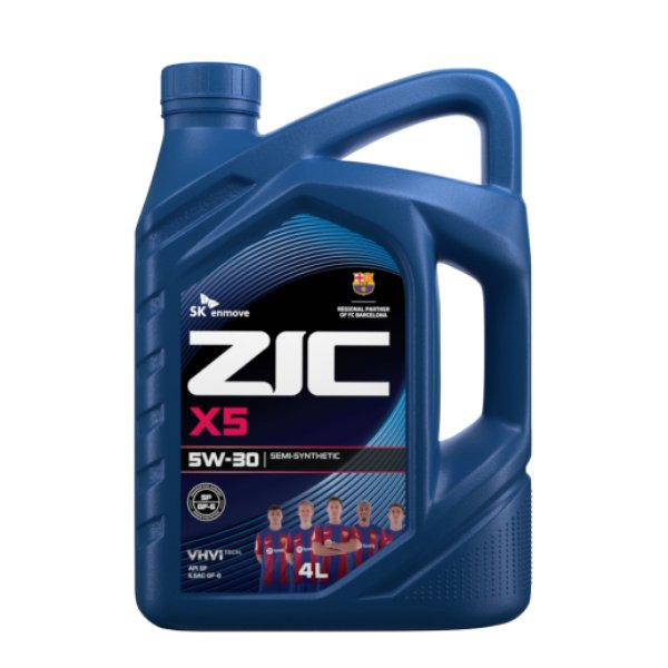 Масло моторное Zic X5 5W30 4 Корея 