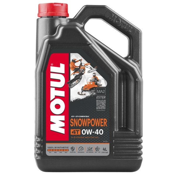 Масло моторное Motul 4-T Snowpower 0W40 4