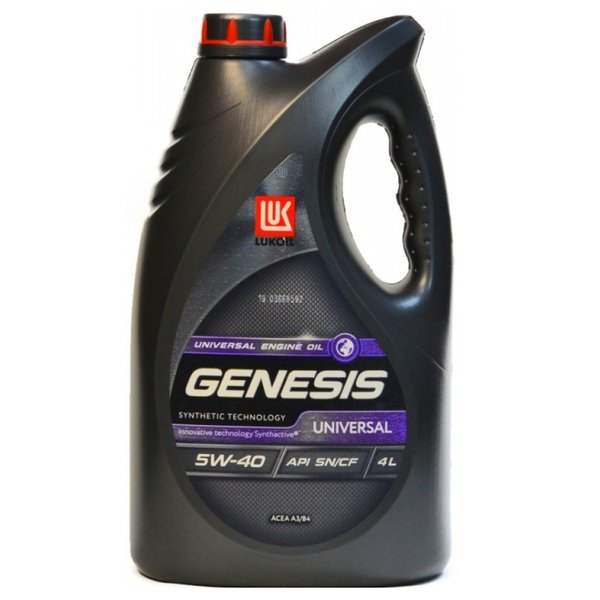 Масло моторное Лукойл Genesis Universal 5W40 п/синт. Россия 4