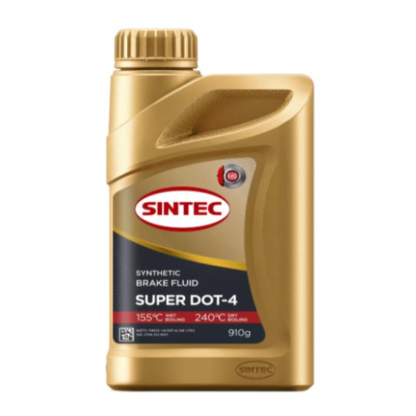 Жидкость тормозная Sintec Super DOT-4 910гр