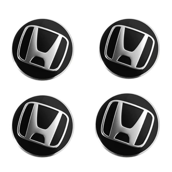 Стикер Honda 65 мм серый 4 шт