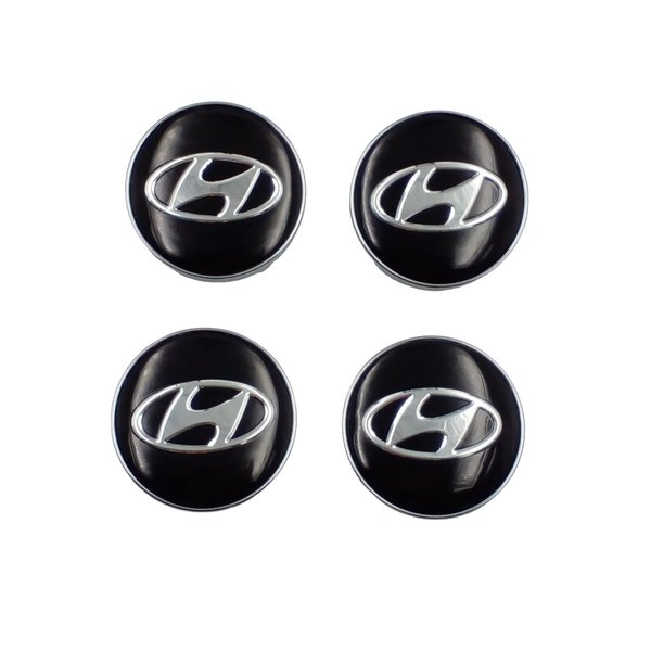 Заглушка диска Hyundai 58мм СМК, со стикером
