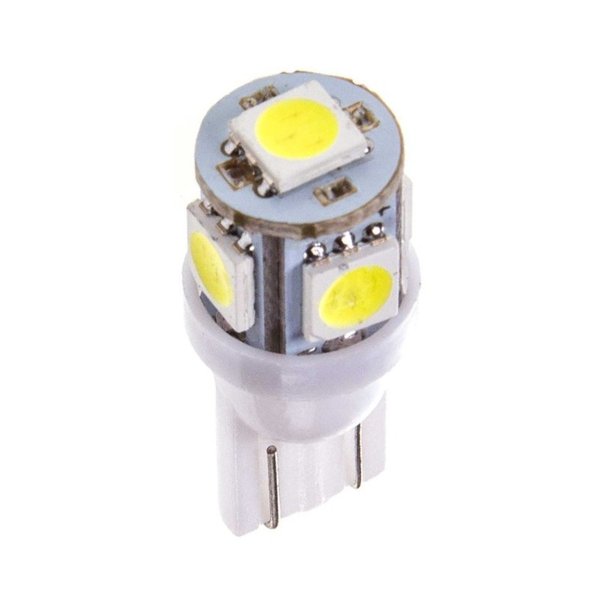 Лампа св/д T10 24V (W5W) 5 SMD 1-конт Белая