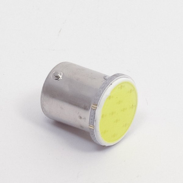 Лампа св/д BA15S 12V COB (сплош.заливка) White 