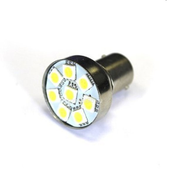 Лампа св/д BA15S 12V 8 SMD White →
