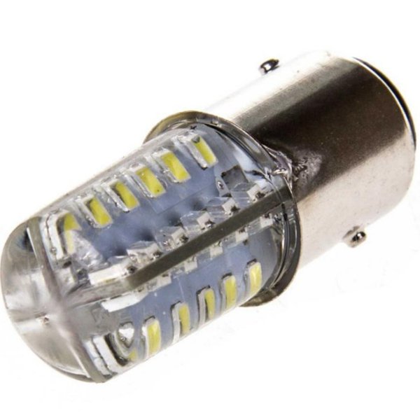 Лампа св/д BA15s S25 (P21W) 12V 48 SMD диодов 1-конт Белая